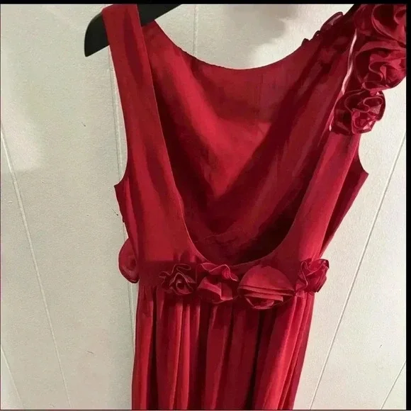 NWOT Reformation x New York City NYC Ballet Flor Low Back Midi Dress Red 2